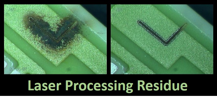 Laser Processing Residue